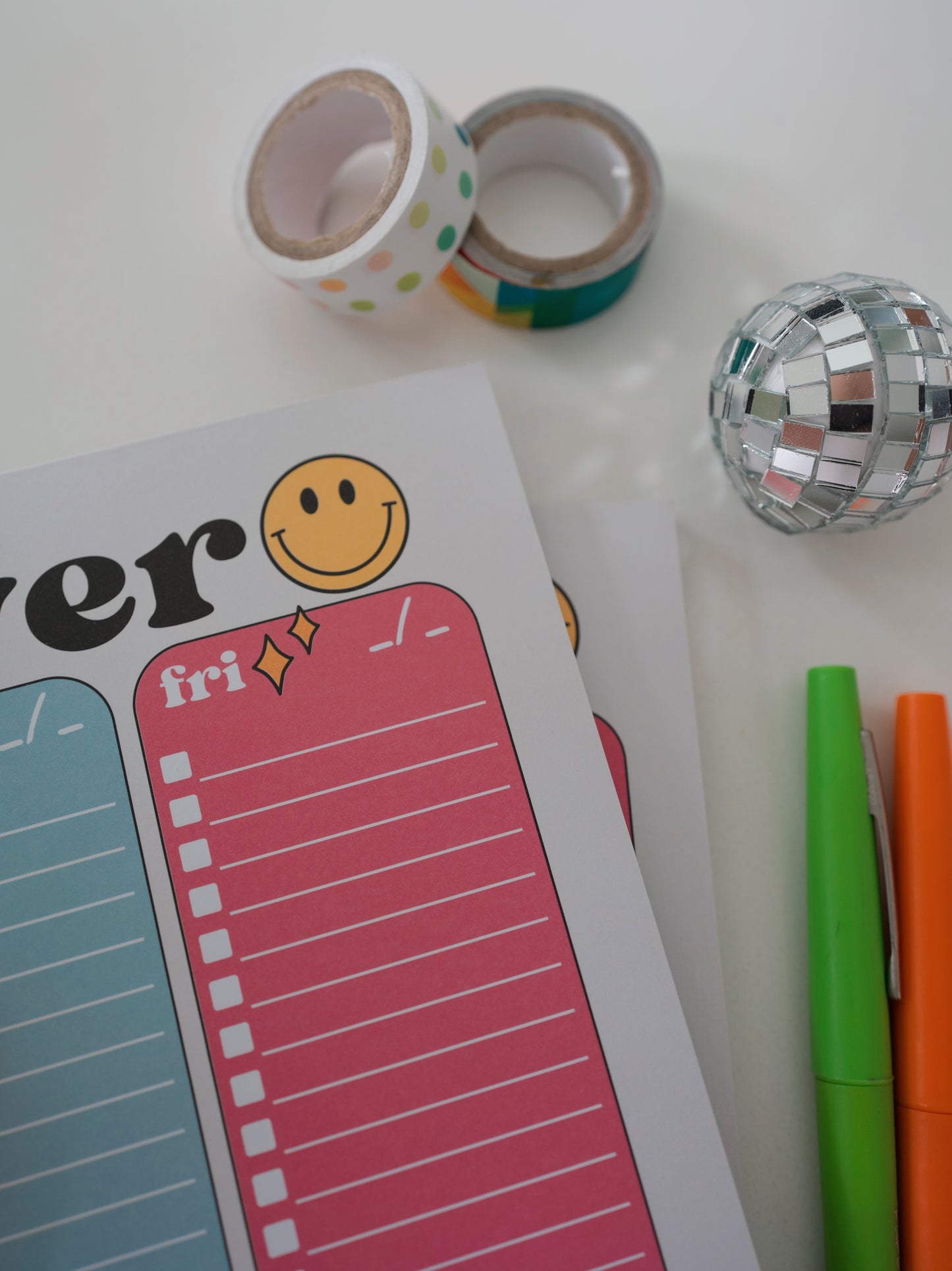 Best Week Ever Weekly Notepad Planner